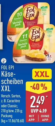 Aldi Nord FOL EPI Käsescheiben Angebot