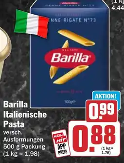 HIT Barilla Italienische Pasta Angebot