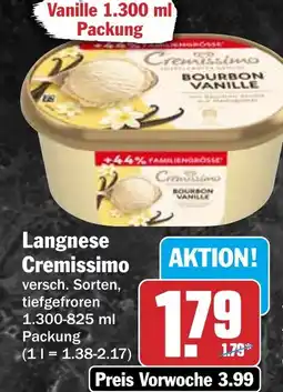 HIT Langnese Cremissimo Angebot