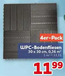 CENTERSHOP WPC-Bodenfliesen Angebot
