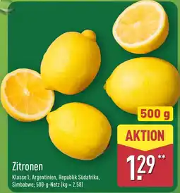 Aldi Nord Zitronen Angebot