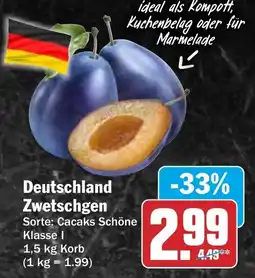 HIT Deutschland Zwetschgen Angebot