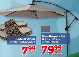 CENTERSHOP Alu-Ampelschirm Angebot