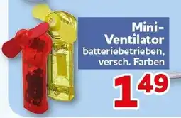 CENTERSHOP Mini-Ventilator Angebot