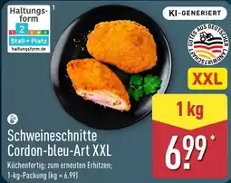 Aldi Nord Schweineschnitte Cordon-bleu-Art XXL Angebot