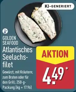 Aldi Nord GOLDEN SEAFOOD Atlantisches Seelachs-filet Angebot