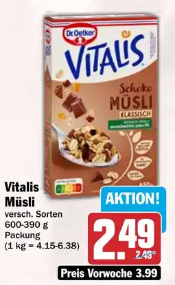 HIT Vitalis Müsli Angebot
