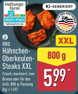 Aldi Nord BBQ Hähnchen-Oberkeulen-Steaks XXL Angebot