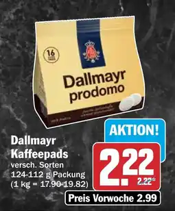 HIT Dallmayr Kaffeepads Angebot