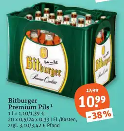 tegut Bitburger Premium Pils Angebot