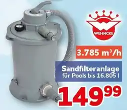CENTERSHOP WEHNCKE Sandfilteranlage Angebot