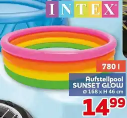 CENTERSHOP Intex aufstellpool sunset glow Angebot