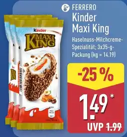 Aldi Nord FERRERO Kinder Maxi King Angebot