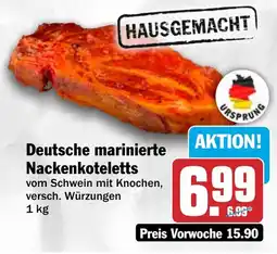 HIT Deutsche marinierte Nackenkoteletts Angebot