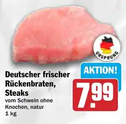 HIT Deutscher frischer Rückenbraten, Steaks Angebot