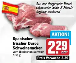 HIT Spanischer frischer Duroc Schweinenacken Angebot