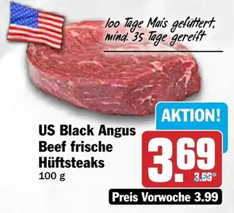HIT US Black Angus Beef frische Hüftsteaks Angebot