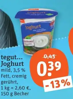 tegut tegut... Joghurt Angebot