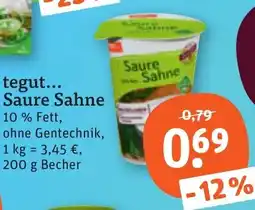 tegut Saure Sahne Angebot