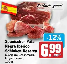 HIT Spanischer Pata Negra Iberico Schinken Reserva Angebot