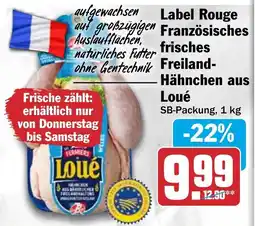 HIT Label Rouge Französisches frisches Freiland-Hähnchen aus Loué Angebot