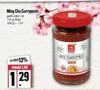 Edeka Ming Chu Currypaste Angebot