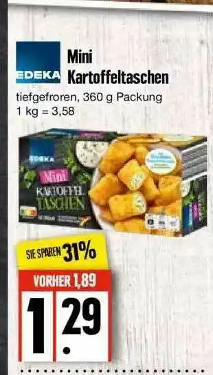 Edeka Mini Kartoffeltaschen Angebot