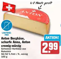 HIT Anton Bergkäse, scharfe Anna, Anton cremig-würzig Angebot