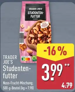 Aldi Nord TRADER JOE'S Studenten-futter Angebot