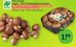 tegut Naturland Bio-Champignons braun Angebot