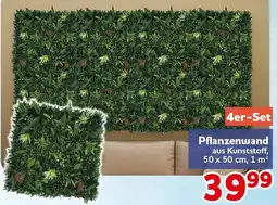 CENTERSHOP Pflanzenwand aus Kunststoff Angebot