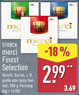 Aldi Nord STORCK merci Finest Selection Angebot