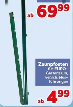 CENTERSHOP Zaunpfosten für EURO-Gartenzaun Angebot