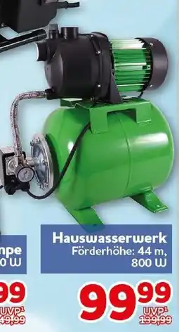 CENTERSHOP Hauswasserwerk Angebot