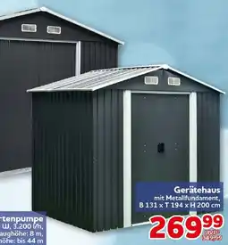 CENTERSHOP Gerätehaus Angebot