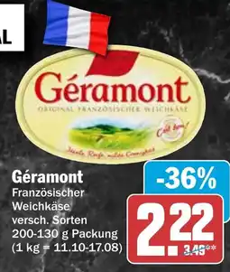 HIT Géramont Französischer Weichkäse Angebot