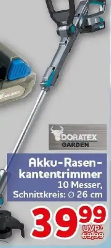 CENTERSHOP DORATEX Akku-Rasenkantentrimmer Angebot