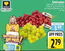 Edeka EDEKA Herzstücke Tafeltrauben Angebot