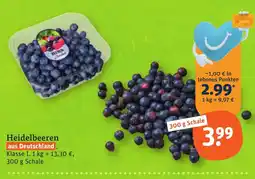 tegut Heidelbeeren Angebot
