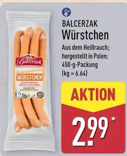 Aldi Nord Balcerzak Würstchen Angebot