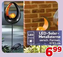 CENTERSHOP LED-Solar-Metallaterne Angebot