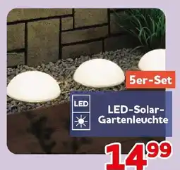 CENTERSHOP LED-Solar-Gartenleuchte Angebot