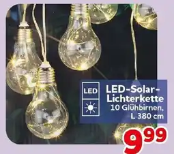 CENTERSHOP LED-Solar-Lichterkette Angebot