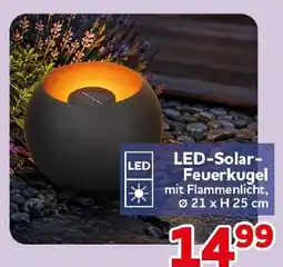 CENTERSHOP LED-Solar-Feuerkugel Angebot