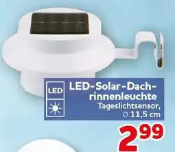 CENTERSHOP LED-Solar-Dach-rinnenleuchte Angebot