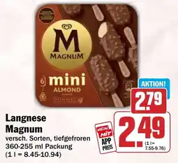 HIT Langnese Magnum mini ALMOND Angebot