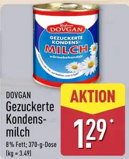 Aldi Nord DOVGAN Gezuckerte Kondensmilch Angebot