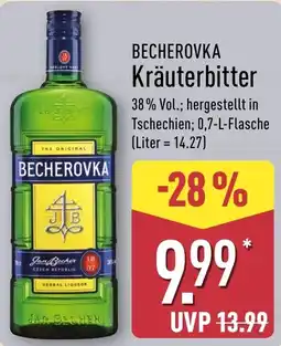 Aldi Nord BECHEROVKA Kräuterbitter Angebot