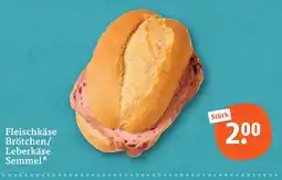 tegut Fleischkäse Brötchen/Leberkäse Semmel Angebot