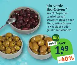 tegut bio-verde Bio-Oliven Angebot